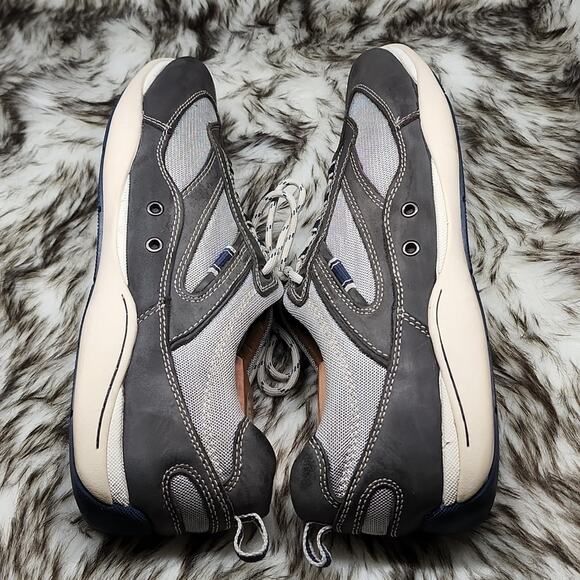 JOHNSTON & MURPHY LACE UP SHEEP SKIN SNEAKERS K04 SYSTEM SIZE 11 - Picture 12 of 16